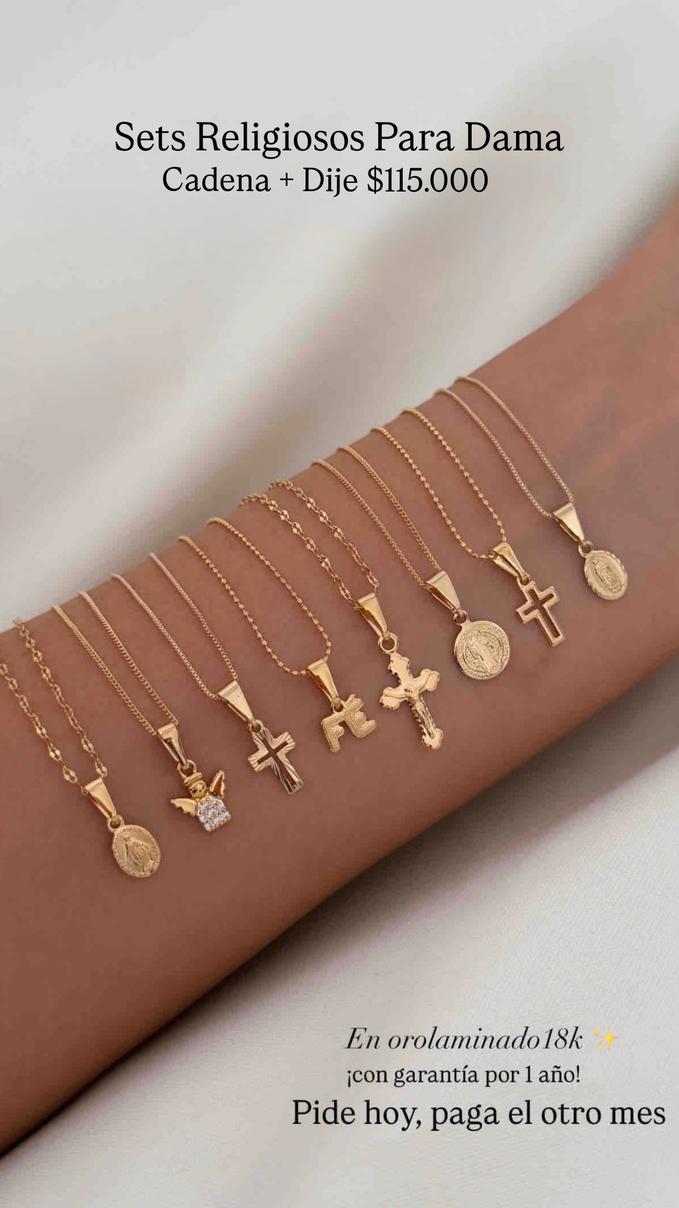 Set Cadena + Dije
