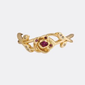 Anillo Rose Crown Ajustable