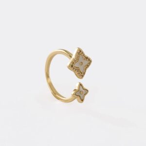 Anillo Double Lottus Ajustable