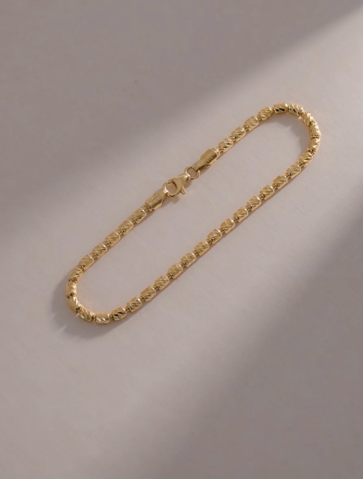 Pulsera Barril Italy 3mm 19.5cm