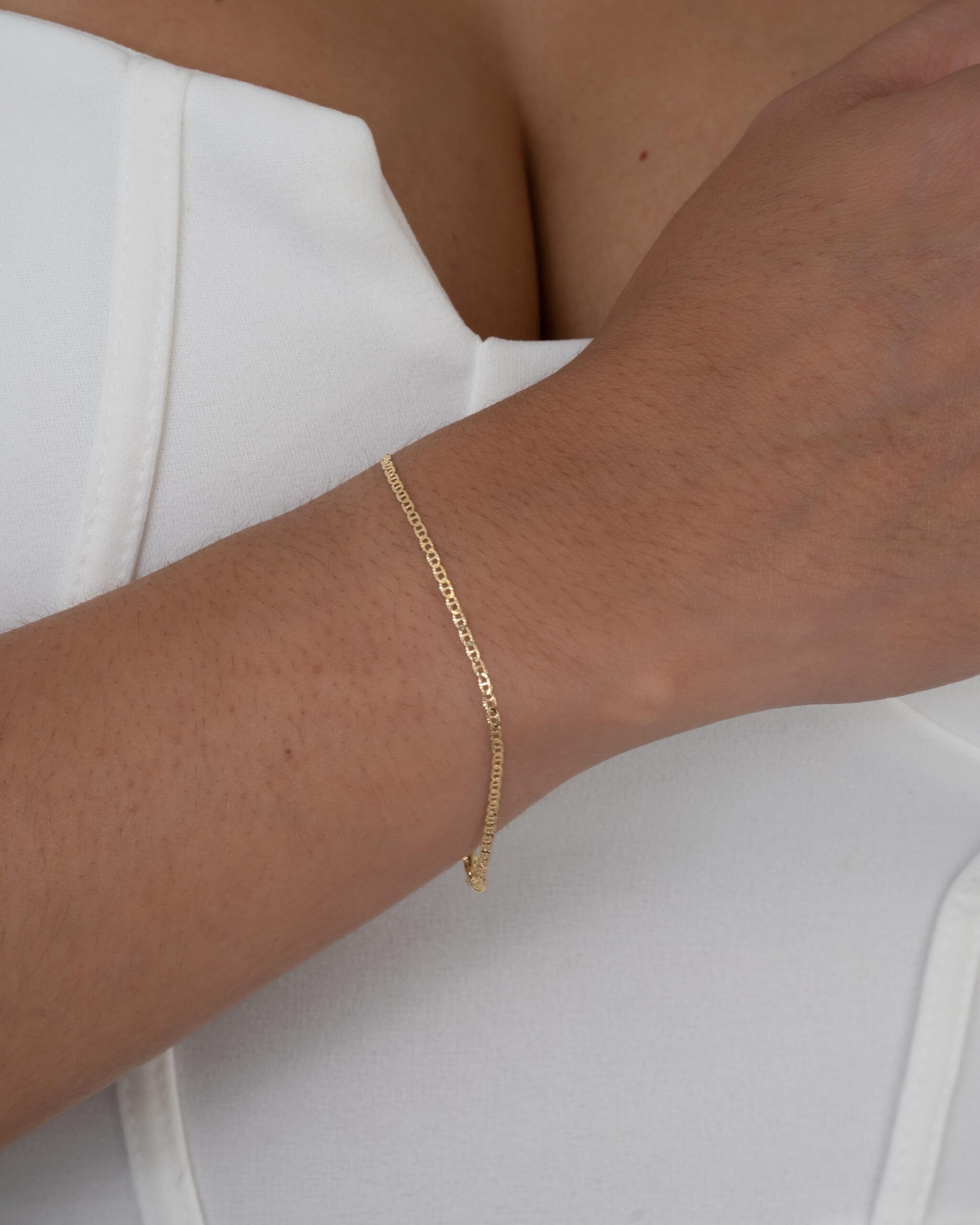 Pulsera Escalerita Con Destellos